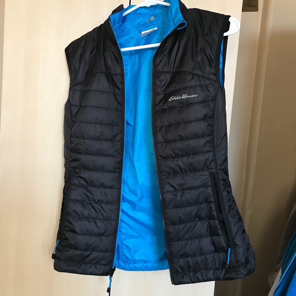 Black/Blue (Reversible!) Winter Vest